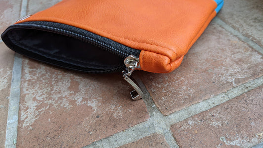 Noki combo lock bag ORANGE/BLUE